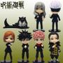 Imagem de Mini Figuras de Ação Jujutsu Kaisen Satoru Gojo - Conjunto com 7 Peças (3-9cm) - PVC