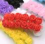 Imagem de Mini Flor Rosinhas EVA Com Tule 72 Unidades Sortidas