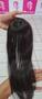 Imagem de Mini Franja cabelo humano liso ondulado 50cm