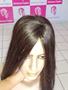 Imagem de Mini Franja cabelo humano liso ondulado 50cm