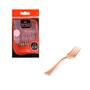 Imagem de Mini Garfos Silver Plastic Linha Rose Premium 20Un