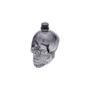 Imagem de Mini garrafa vidro skull head preta 6.3x7.5x10cm 120ml