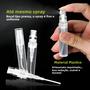 Imagem de Mini Garrafas de Perfume Spray Recarregáveis - Kit com 200 Unidades (2/3/5/8/10ml)