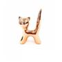 Imagem de Mini Gato de Porcelana Cerâmica Espelhado Enfeite Decoração - 1 Unidade - Dourado