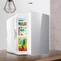Imagem de Mini geladeira 2 em 1refrigerador aquecedor frigobar casa carro barco 12v 10 litros resfria e aquece