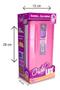 Imagem de Mini Geladeira Infantil Brinquedo Menina Rosa Barata