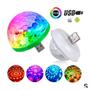 Imagem de Mini Globo De Festa USB Luz Led RGB Colorido Balada IOS Android Carro Maluca Magica