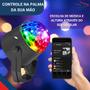 Imagem de Mini Globo de Luz rgb Rítmico Bluetooth C/Bexiga Neon 25 und