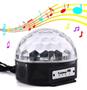 Imagem de Mini Globo Luz Led Colorida Som Mp3 Festa Bluetooth Festa DJ