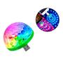 Imagem de Mini Globo RGB Led Colorido Lâmpada USB Bola Celular Festa Dj