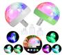 Imagem de Mini globo USB colorido com sensor de som 4w + brid adaptador usb android