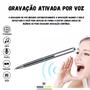 Imagem de Mini Gravador Voz 20 Horas Caneta Espião Audio Sensor Voz