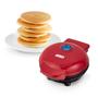 Imagem de Mini Grelha Elétrica Redonda Dash com receitas para panquecas, cookies, ovos e lanches individuais