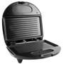 Imagem de Mini Grill e Sanduicheira Philco 750W - Inox/Preto