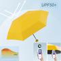 Imagem de Mini Guarda-Chuva de Viagem Tebeban - Leve e Portátil (Amarelo)