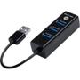 Imagem de Mini Hub 4 Portas Bright USB Cor Preto 480Mbps