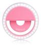 Imagem de Mini Iluminador de LED circular Selfie Ring Light XJ-01 para smartphone - ROSA