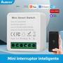 Imagem de Mini Interruptor Smart WiFi Zigbee 16A - Controle Bidirecional com Alexa