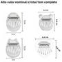 Imagem de Mini Kalimba 8 Teclas Formato Coração - Arco-íris Transparente - Piano de Polegar Miwayer