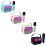 Imagem de Mini Karaokê Kids Speaker Bluetooth Caixa De Som Com Microfone