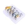 Imagem de Mini Kit Crankbait HENGJIA - 5 Peças (1,5g, 3cm) - Isca Dura para Baixo e Truta