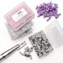 Imagem de Mini Kit de Lixas para Unhas 3,1mm (100 Peças) com Mandril