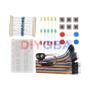 Imagem de Mini Kit Inicial de Placa de Ensaio 13 em 1 para Arduino Uno R3 - Com Botão, Fio Jumper e LEDs
