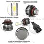 Imagem de Mini Lâmpadas LED H7 H4 H3 H8 H9 H11 9005 9006 9012 para Farol de Carro (2 Peças) - 6000lm 6000k 12v