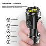Mini Lanterna 3 LED Super Brilhante - Recarregável via USB com Clipe e Ímã Imagem de Mini Lanterna 3 LED Super Brilhante - Recarregável via USB com Clipe e Ímã