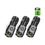 Imagem de Mini Lanterna 3 LED Super Brilhante - Recarregável via USB com Clipe e Ímã