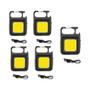 Imagem de Mini Lanterna Chaveiro Super Brilhante - Portátil, 4 Modos de Luz e com Ímã