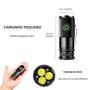 Imagem de Mini Lanterna LED de Alta Potência com Ímã - 3 LEDs, 5 Modos e Função de Autodefesa
