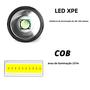 Imagem de Mini Lanterna LED Recarregável Com Clipe De Caneta Com Zoom Telescópico De Luz Lateral Para Aventura