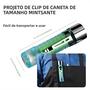 Imagem de Mini Lanterna LED Super Brilhante De 4 Cores Recarregável Por USB Com Luz Traseira E Ímãs Luz De