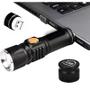 Imagem de Mini Lanterna LED Tática Potente Recarregável USB Com Zoom