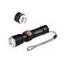 Imagem de Mini Lanterna Tática Recarregável Usb Led T6 Zoom E 3 Modos