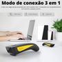 Imagem de Mini Leitor Código Barras Bolso Bluetooth Sem Fio 2d Qr Code