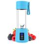 Imagem de Mini Liquidificador Mixer Juice Cup Portatil 320ml USB 6 Lâminas - Juicer - Azul