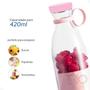 Imagem de Mini Liquidificador Portátil Juicer Recarregável - Rosa