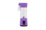 Imagem de Mini Liquidificador Portátil Recarregável Usb Elétrico 380Ml - Roxo