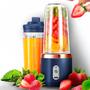 Imagem de Mini Liquidificador Potente Usb 400Ml Para Frutas E Shakes