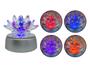 Imagem de Mini Luminária Decorativa Led Flor De Lótus Cristal Várias Cores