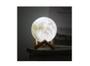 Imagem de Mini Luminária Lua Cheia 3D 15 cm USB Colorida