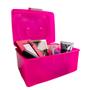 Imagem de Mini Maleta Maquiagem Plástico Rosa Mini Box Plasnorthon