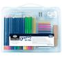 Imagem de Mini Maleta Transparente para Desenho I Brawing Art Set Royal & Langnickel com 35 Peças - Rset-art3104