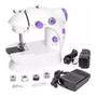 Imagem de Mini Maquina Costura Portátil Elétrica Pilha + Pedal Bivolt 110V 220VMini Maquina Costura Portátil Elétrica Pilha + Peda