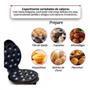 Imagem de Mini Máquina Cupcakes Bolinhos 12 Unidades Antiaderente Bolinhos de Chuva Doces e Salgados Donuts