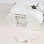 Imagem de Mini Máquina De Costura Countertech Portátil Branca bivolt 110v/220