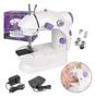 Mini Máquina De Costura Reta Portátil Com Pedal 110v E 220v - Grupo Mixx Imagem de Mini Máquina De Costura Reta Portátil Com Pedal 110v E 220v