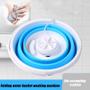 Imagem de Mini maquina de lavar roupa tanquinho portatil balde lava sozinho - USB